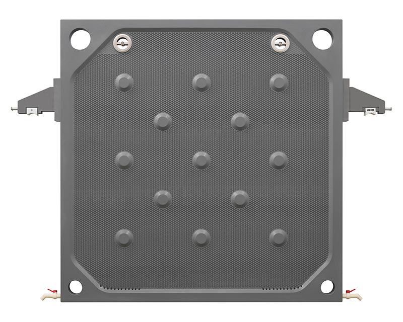 新型單室進(jìn)料空氣穿流水洗濾餅高性能自動(dòng)脫餅濾板單角進(jìn)