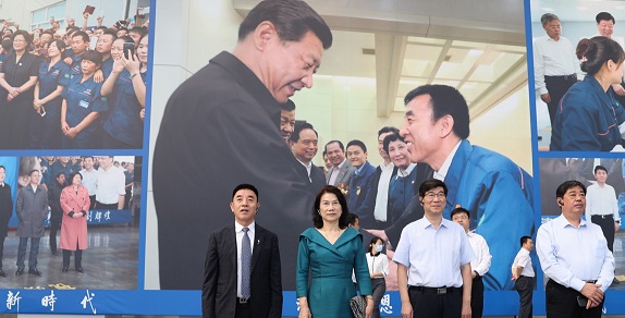 格力電器董事長(zhǎng)、總裁董明珠女士蒞臨景津參觀考察